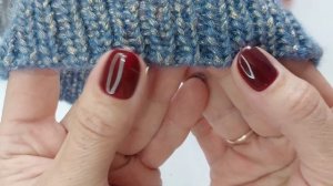 Фабричный наборный край. Способ 1 -  самый простой