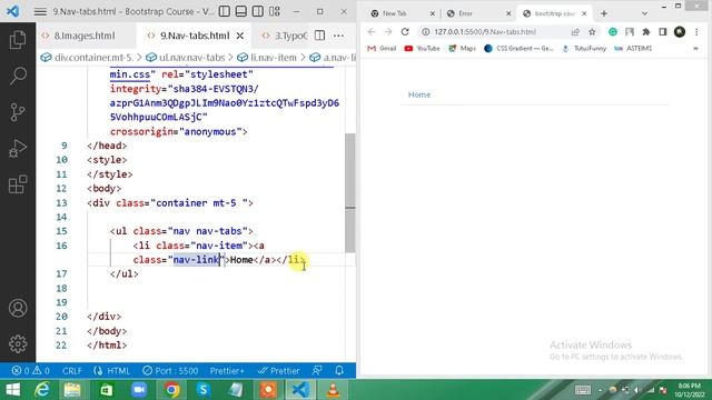 9. Create a Nav Tabs & Pills in Bootstrap 5 Tabs in Bootstrap Tabs & Pills in Hindi / Urdu смотреть онлайн