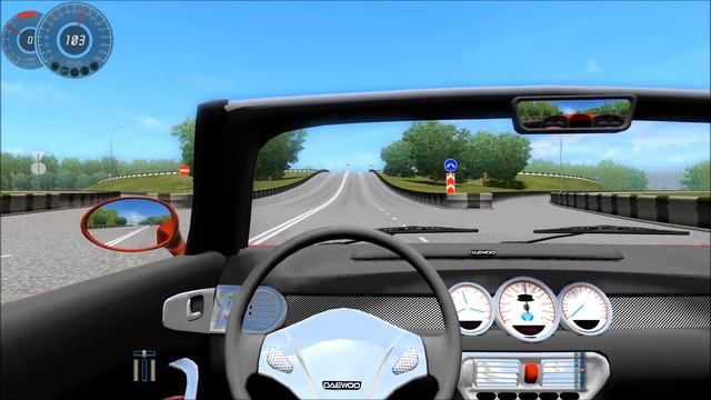 City Car Driving 1.3.3 Daewoo Joyster [1080p] смотреть онлайн