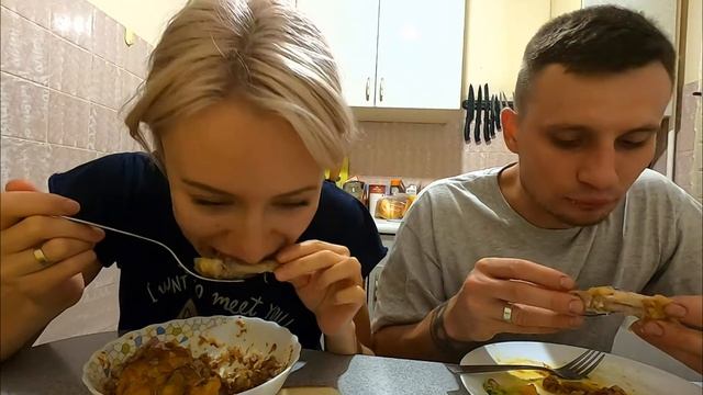 МУКБАНГ ГРЕЧКА С КУРИЦЕЙ | УЖИН С МУЖЕМ
