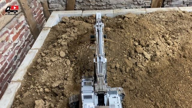 AWESOME RC EXCAVATOR VOLVO EC480 & LIEBHERR 970 SME working смотреть онлайн