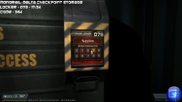 DOOM 3 BFG - All Storage Lockers Locations With Codes (Goody Finder Trophy / Achievement) смотреть онлайн