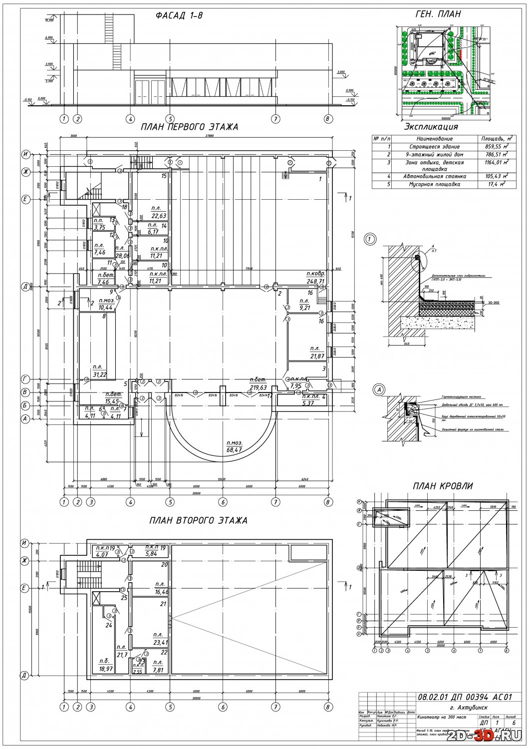 Проект кинотеатра на 300 мест учебный смотреть онлайн