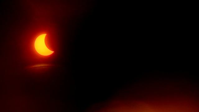 Солнечное затмение в Удмуртии смотреть онлайн