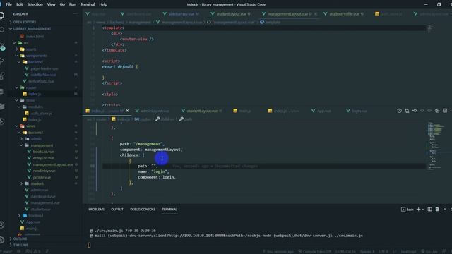 Laravel - Vue3 - Multiauth library management 6 ( set up components ) смотреть онлайн
