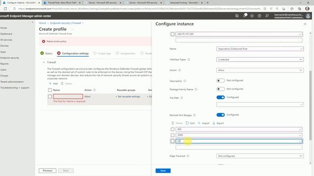 MDE Tutorial -12 - How to Allow or Block Firewall Traffic in Microsoft Defender for Endpoints смотреть онлайн