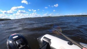 ОБКАТКА  НОВОГО МОТОРА Hidea 9.9 и РЫБАЛКА 2022.