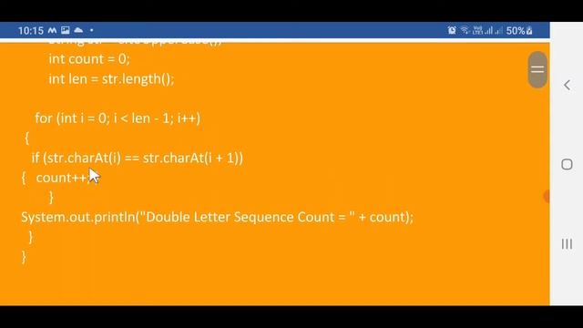 double letter sequence program | string program | java смотреть онлайн