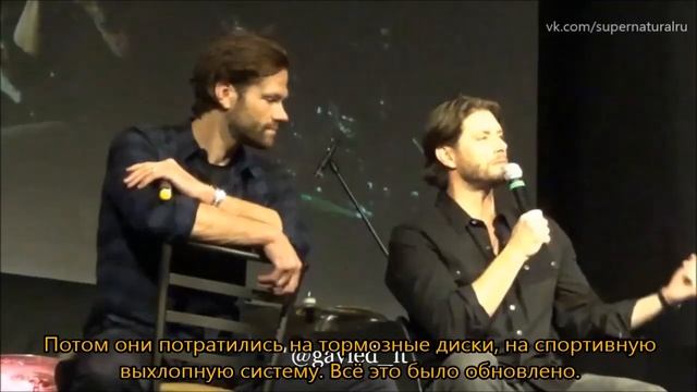 Дженсен и Джаред о Детке и её очаровании - Кон в Далласе 2022 (рус.суб.)