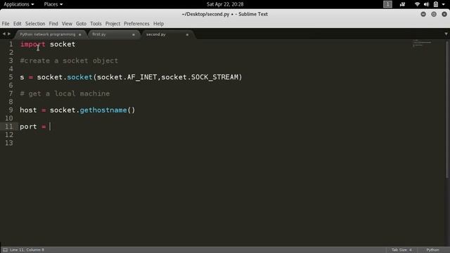 Python network connection part2 смотреть онлайн