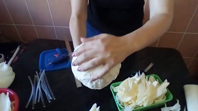 Мастер-класс Астра из гофрированной бумаги. смотреть онлайн