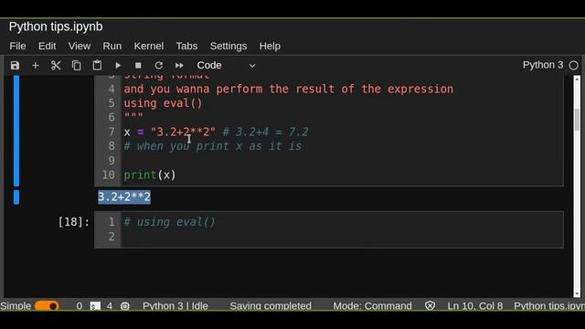 Python Top Tips: eval() Function in Python смотреть онлайн