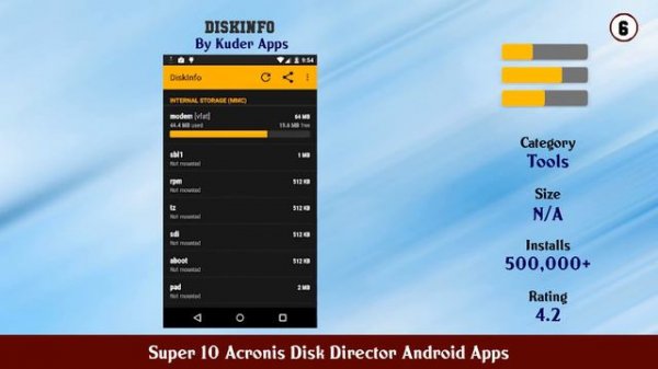 Super 10 Acronis Disk Director Android Apps