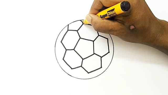 How to Draw a Soccer Ball (Football) смотреть онлайн