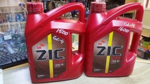 Масло ZIC для механических трансмиссий, требующих вязкости по SAE 80W-90  и категорию по API GL-4..