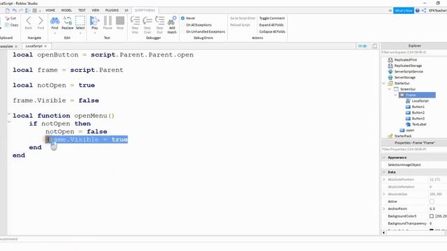 Roblox Studio Tutorial: How to Make a Pop-up Menu смотреть онлайн