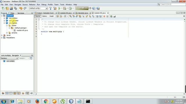 Calculator | Modular Programming Implementation with Multiple Modules | Java 9 смотреть онлайн
