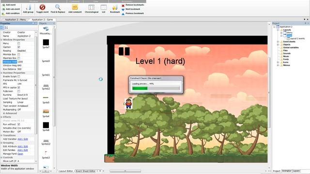 Делаем игру за 24 часа в Construct Classic #3 делаем уровни