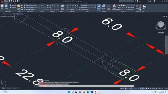 AutoCAD 3D, Screwdriver, how to drawing Screwdriver смотреть онлайн
