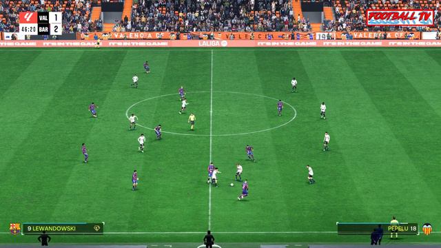 Valencia vs Barcelona | La Liga 23/24 | EA FC 24 Full Match | Gameplay PC смотреть онлайн