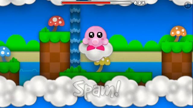 Geometry Dash + 3D? Kirby Dash by bruniegd (me) Art level смотреть онлайн