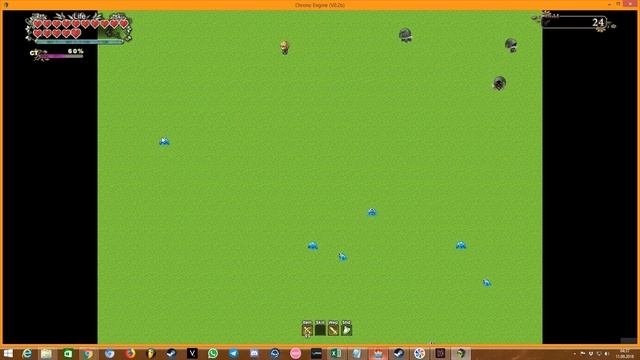 RPG Maker MV - First Battle Test (Moghunter's Chrono Engine) смотреть онлайн