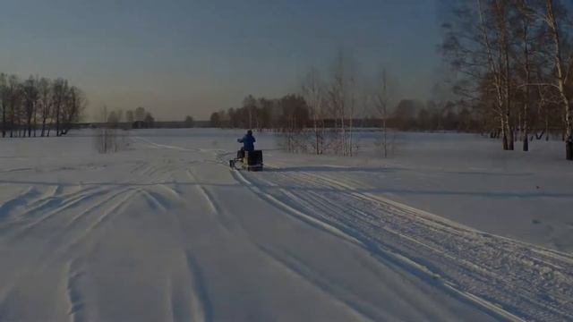 Самодельный снегоход мотопёс смотреть онлайн