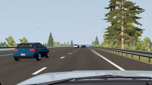 ШАШКИ ПО АВТОБАНУ НА ПРИОРЕ В BEAMNG DRIVE смотреть онлайн