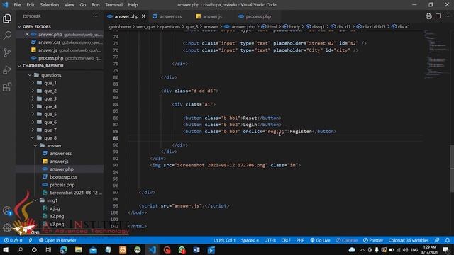 Java Institute For Advanced Technology | Web development | question set 8 смотреть онлайн