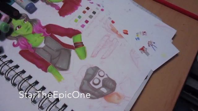 Let's Sketch! | StarLord from Guardians of the Galaxy смотреть онлайн