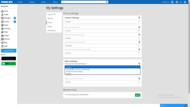 How To Change Roblox Privacy Settings! (Other Settings) | Roblox смотреть онлайн