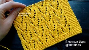 Красивейший узор спицами для кардигана, топа, джемпера!