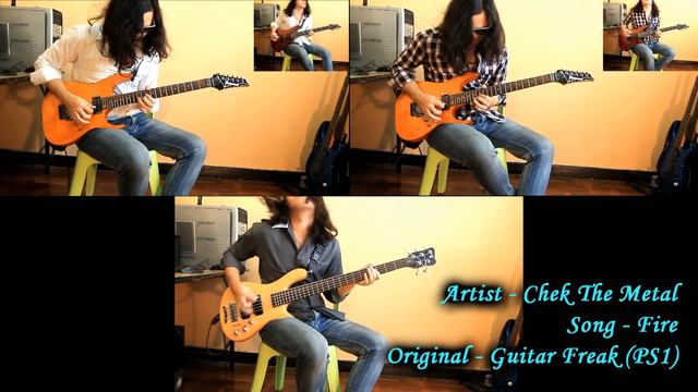 Chek The Metal - Fire - Guitar Freaks (PS1) смотреть онлайн