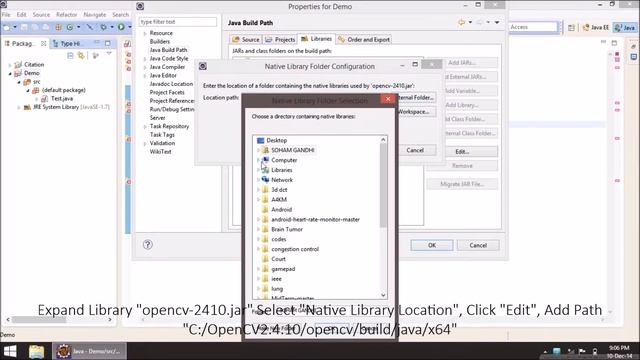 Part IV - OpenCV2.4.10 - JAVA Eclipse Configuration смотреть онлайн