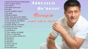 Abdujalil Qo'qonov - Yuragim deb nomlangan albom dasturi