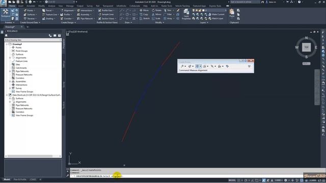 Civil 3D Create point on Alignment at Defined Interval смотреть онлайн
