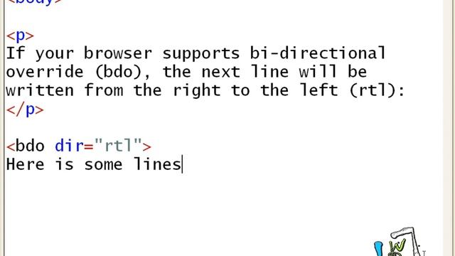 13 HTML program for Text direction смотреть онлайн