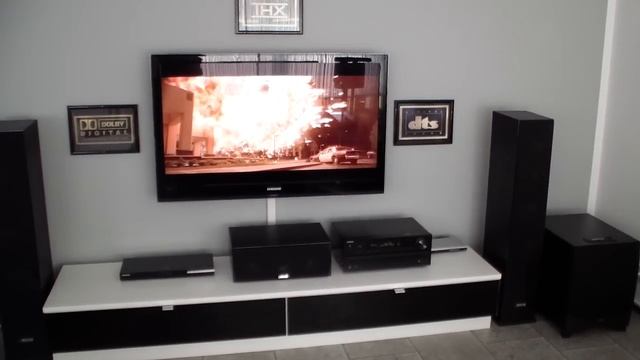 Heimkino Canton Chrono 5.0 Set, Klipsch RW-12D, TX-NR609, LE46B750, BD-C5500, T2 in DTS-HD Master смотреть онлайн