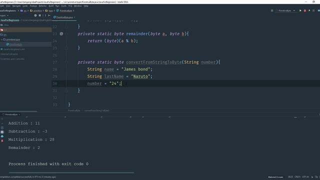 Java Tutorial 10: Java primitive byte and Wrapper class Byte смотреть онлайн