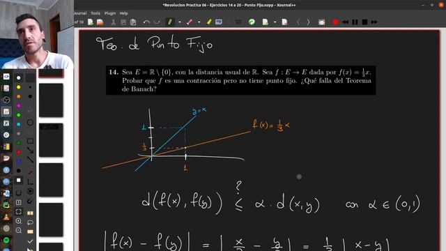 Análisis Avanzado - Práctica 5 - Ejercicio 14 - Teorema de Punto Fijo смотреть онлайн