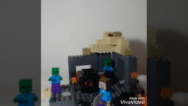 Обзор LEGO MINECRAFT (Подземелье) смотреть онлайн