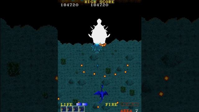 Dragon Spirit (Arcade) All Bosses (No Damage) смотреть онлайн