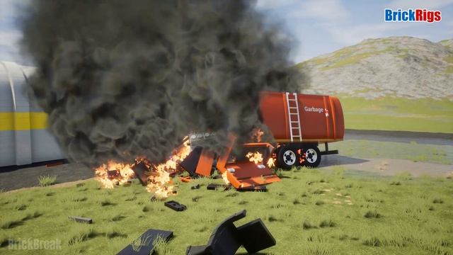 Teardown GARBAGE TRUCK vs Brick Rigs GARBAGE TRUCK смотреть онлайн