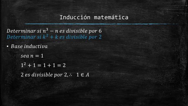 Doble inducción - Demostración n^3 -n divisible por 6 смотреть онлайн
