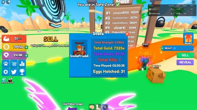 КАК БЫСТРО ЧИТЕР РАЗРАБОТЧИК МЕНЯ ПРОКАЧАЕТ? Lifting Heroes Roblox смотреть онлайн