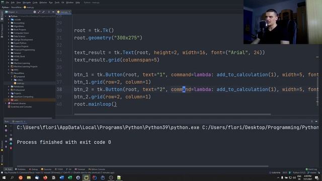 Simple GUI Calculator in Python смотреть онлайн