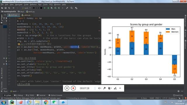 python数据可视化，matplotlib，python编程。 смотреть онлайн