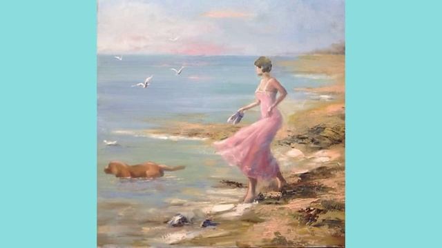 Морские пейзажи художника Юрия Зуева, Латвия Юрмала смотреть онлайн