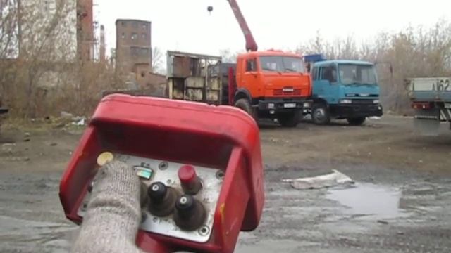 UNIC 344 проверка Крана Манипулятора с Пульта Дистанционного Управления смотреть онлайн