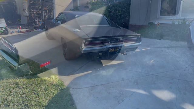 Flat Matte Black Wrapped the 1969 Dodge Charger #383 #69Dodge смотреть онлайн